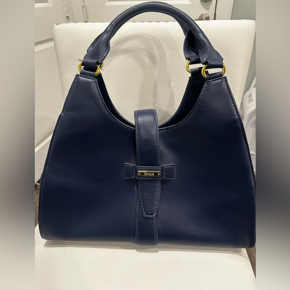Beautiful Blue Iman Purse - Picture 1 of 6